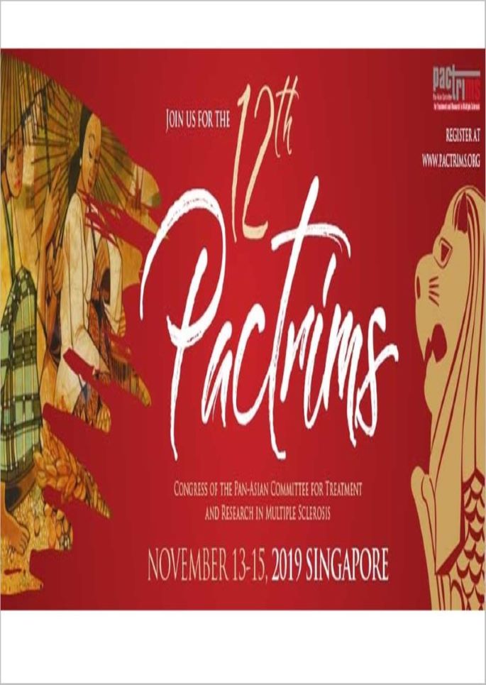 Pactrims 12th, Singapore 13 - 15 November 2019