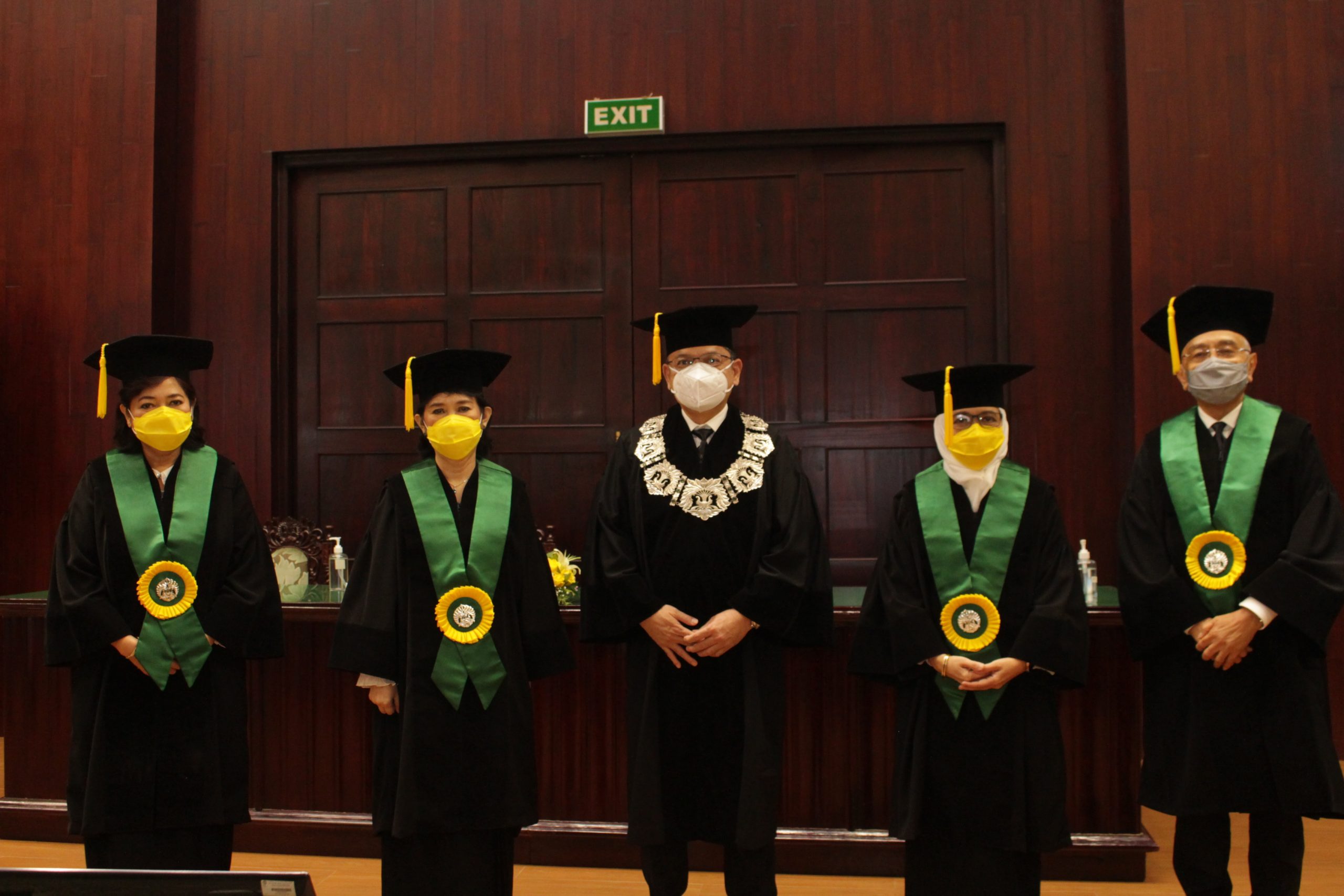 Pengukuhan Guru Besar Prof. Dr. dr.  Pustika Amalia Wahidiyat,  SpA(K), Prof. Dr. dr.  Rinawati Rohsiswatmo,  SpA(K), Prof. Dr. dr.  Pramita Gayatri,  SpA(K), Prof. Dr. dr.  Aman Bhakti Pulungan,  SpA(K), FAAP, FRCPI (Hon.)