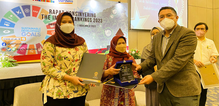 FKUI Raih Penghargaan Person in Charge dan Data Terbaik pada UI SDGs Awards 2022
